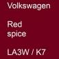 Preview: Volkswagen, Red spice, LA3W / K7.